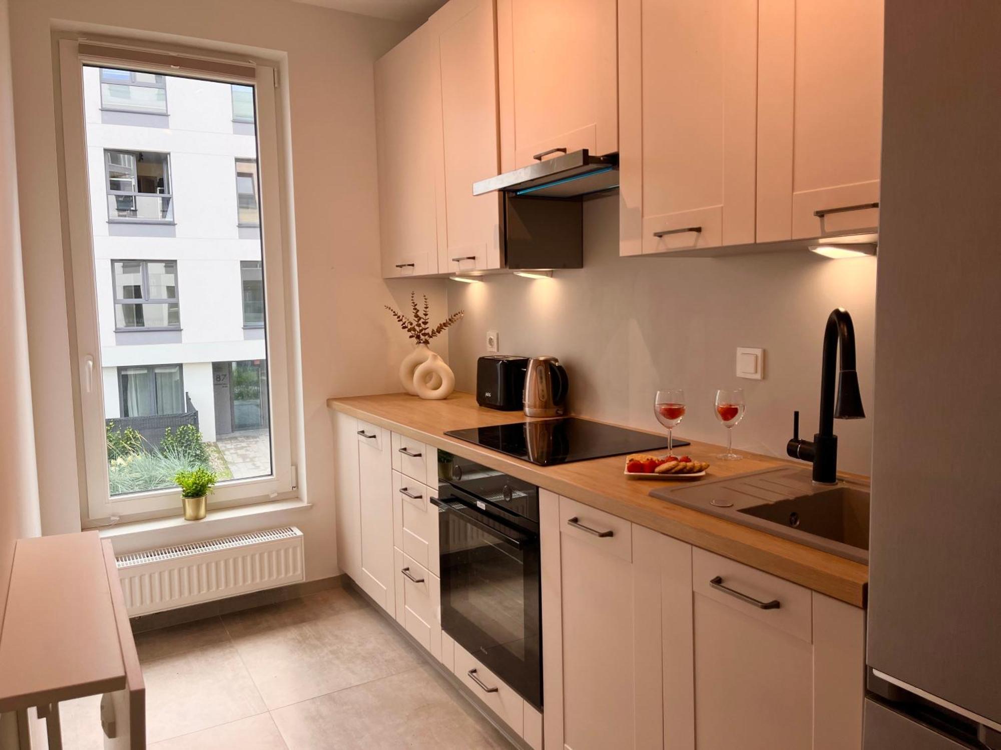 Ina Rent - Przystan Letnica Apartman Gdańsk Kültér fotó